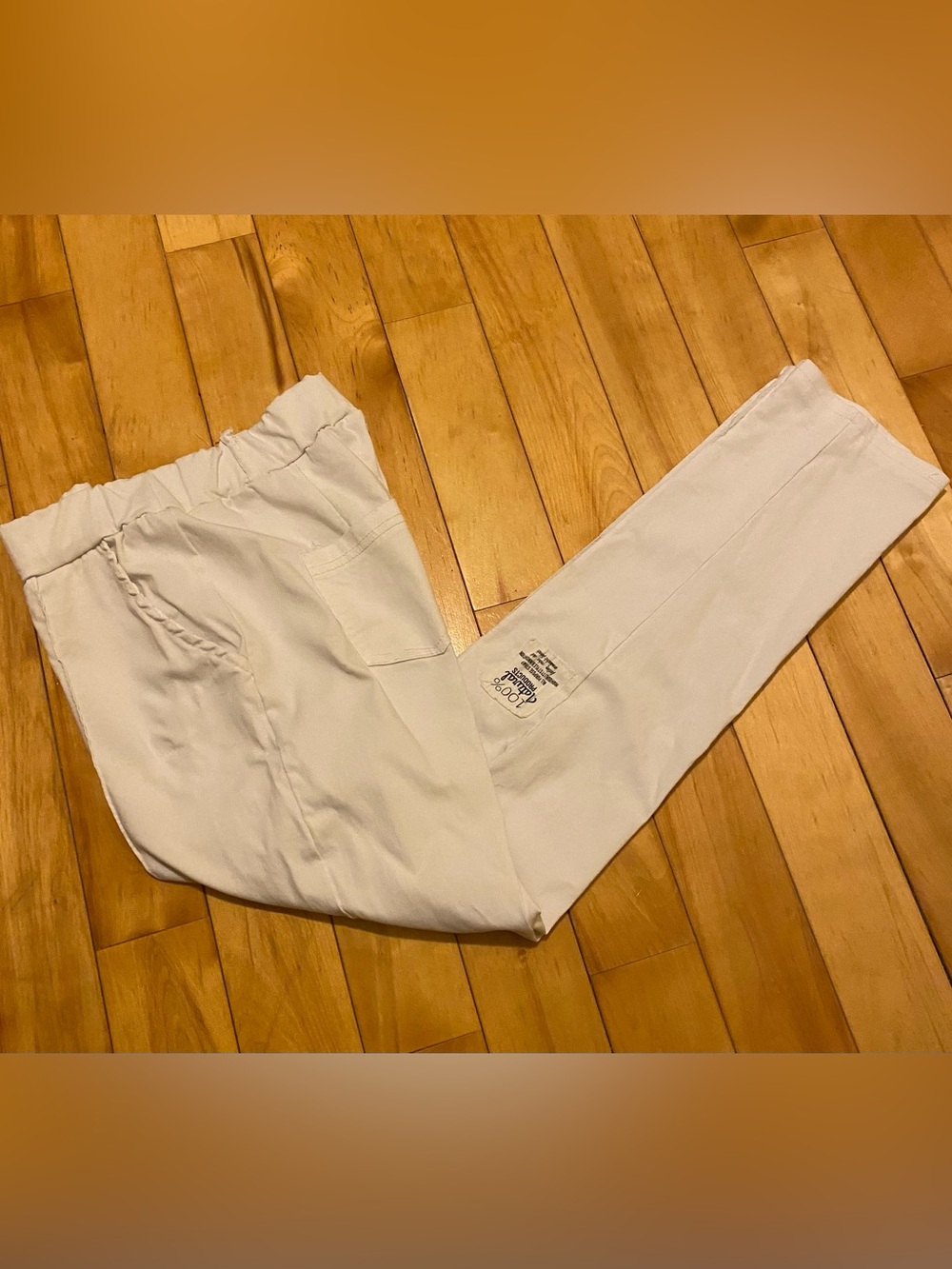 Made in Italy White Stretch Straight-Leg Pants - Picture 5 of 13